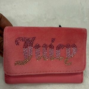 Juicy Couture Pink Velvet Wallet
